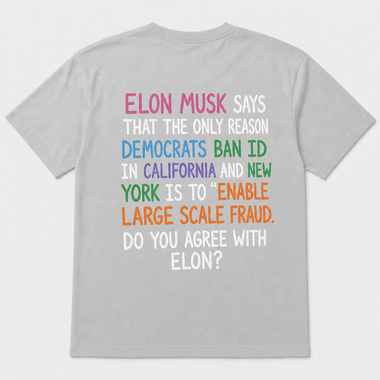 Do You Agree With Elon? Political Statement T-Shirt