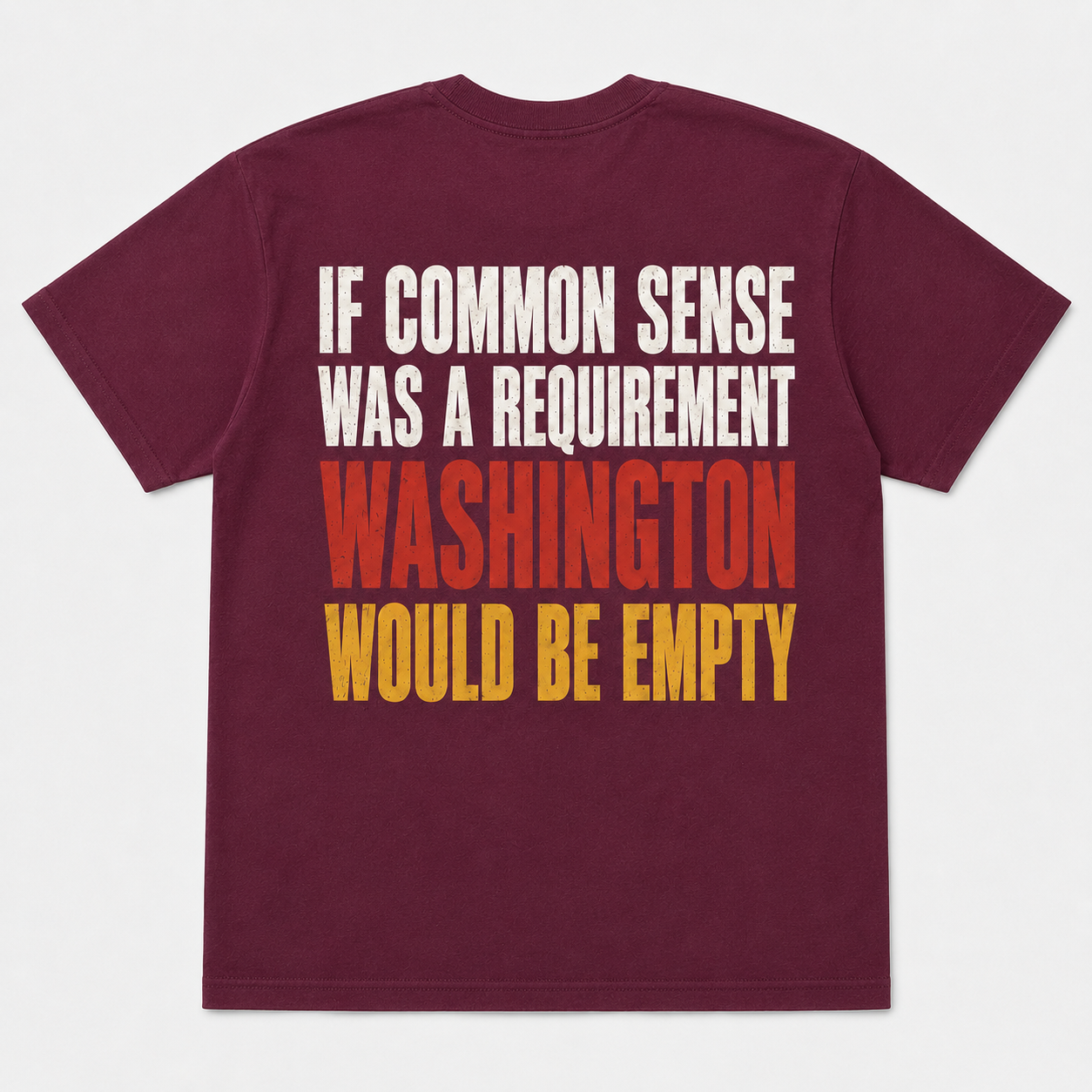 If Common Sense Was a Requirement Funny Political T-Shirt