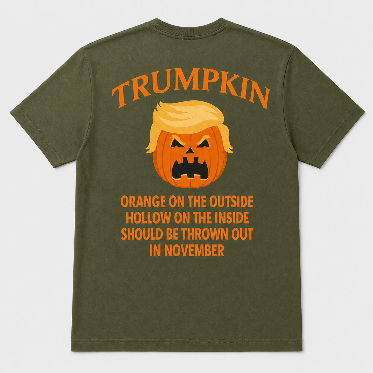 Trumpkin Anti-Trump Halloween Political T-Shirt