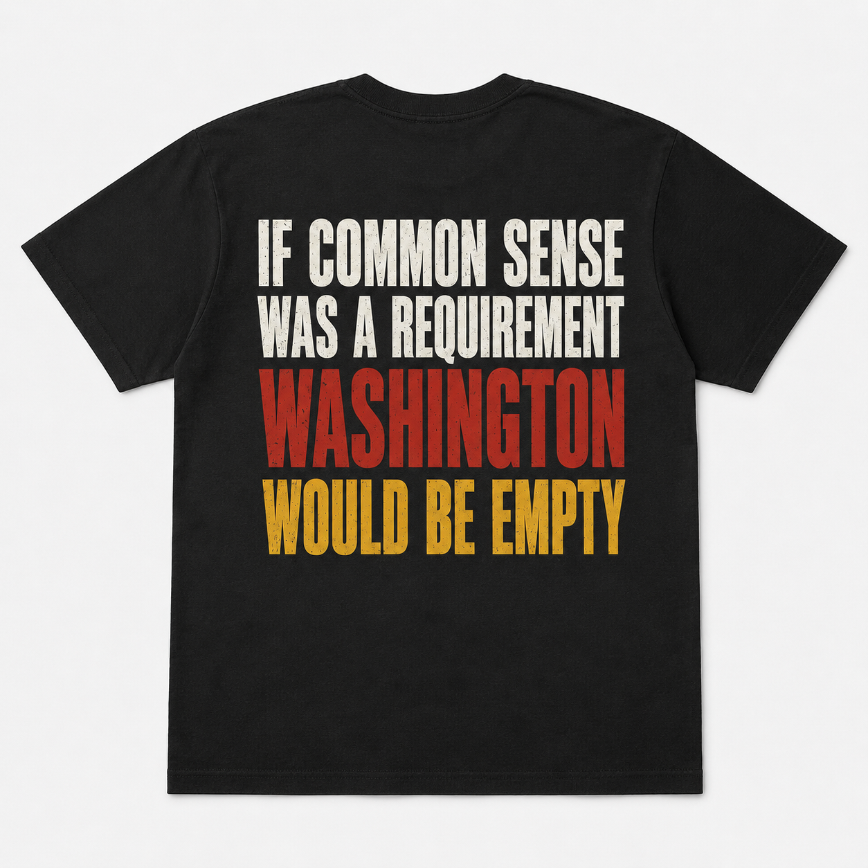 If Common Sense Was a Requirement Funny Political T-Shirt