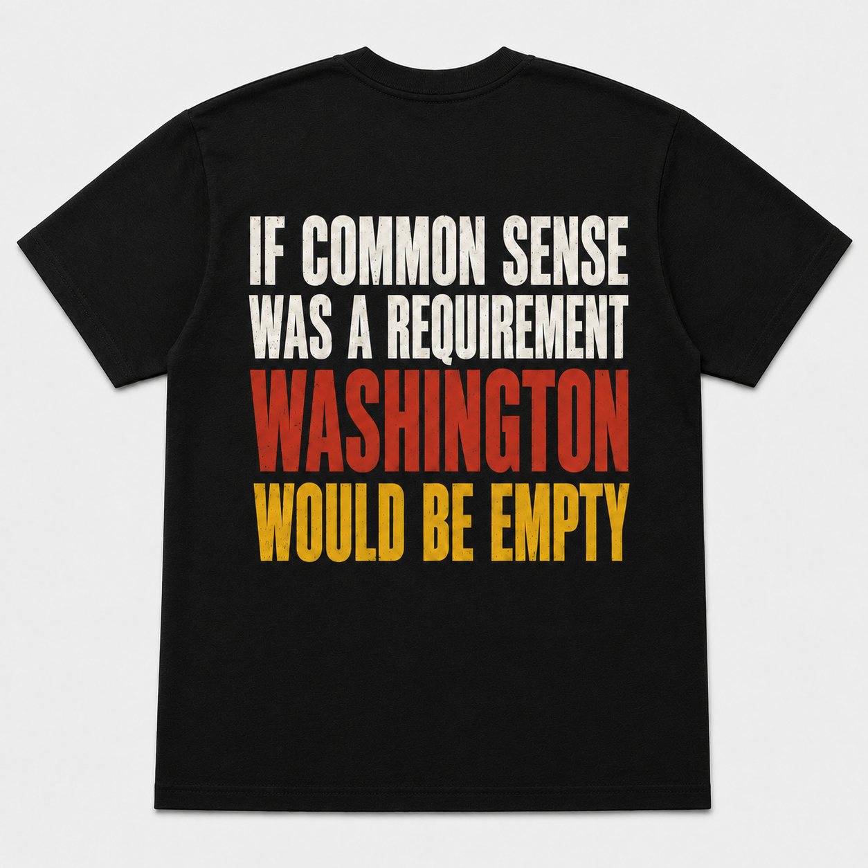 If Common Sense Was a Requirement Funny Political T-Shirt