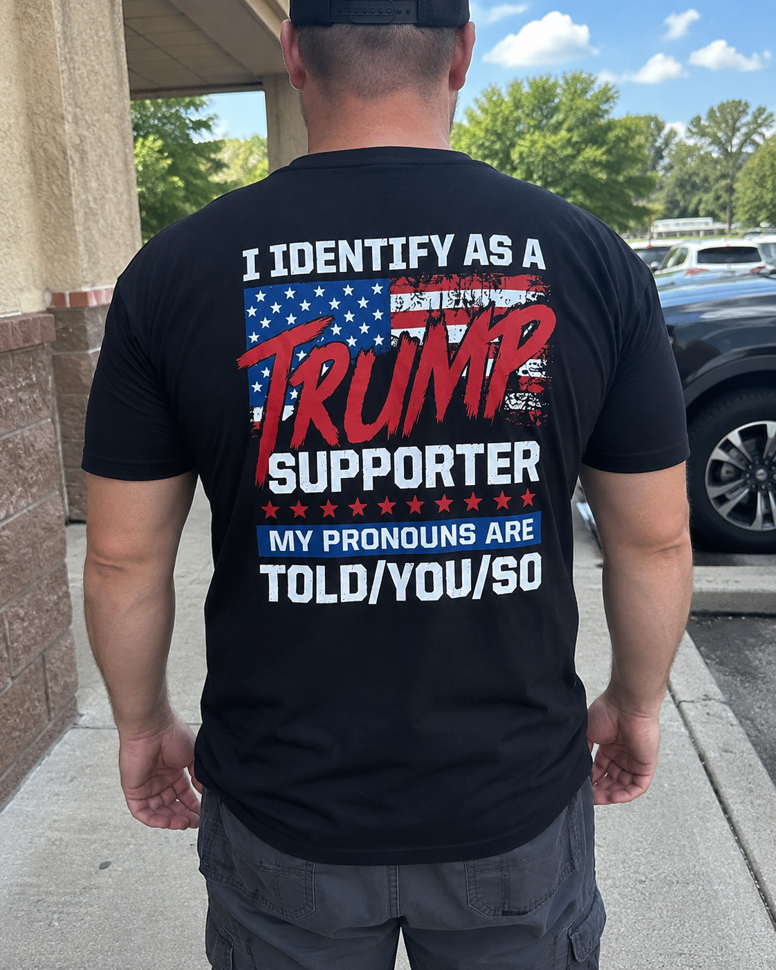 I Identify as a Trump Supporter Political T-Shirt
