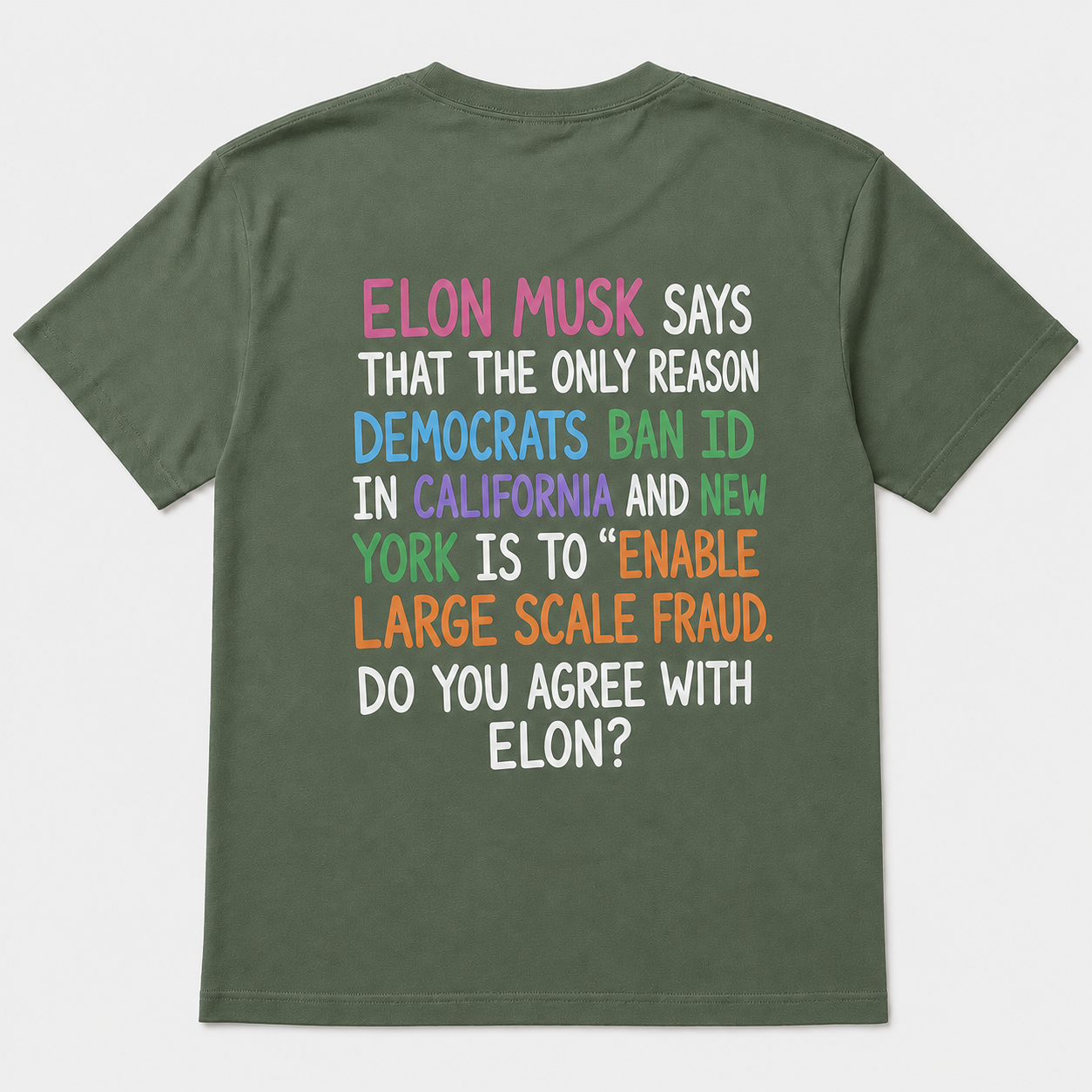 Do You Agree With Elon? Political Statement T-Shirt