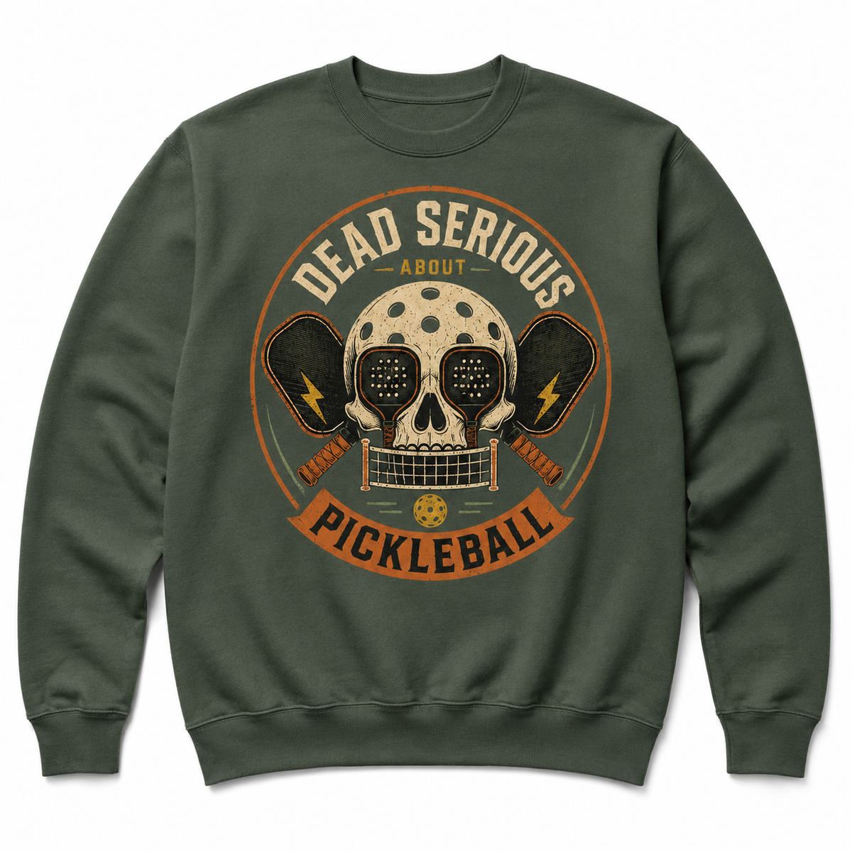 Dead Serious About Pickleball Skeleton Shirt