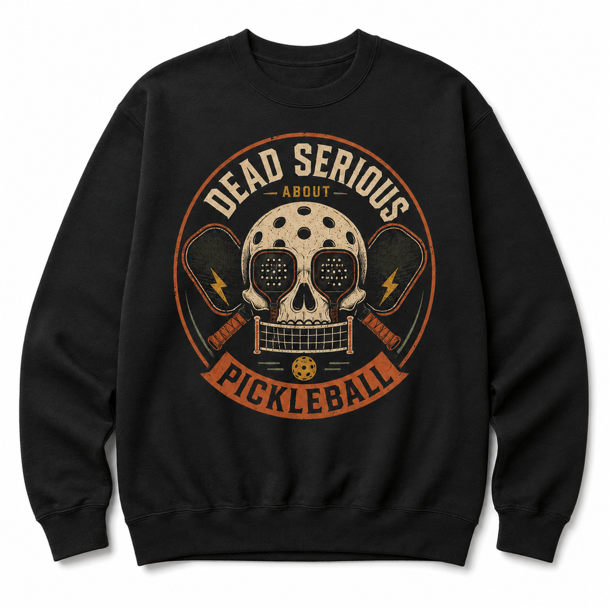Dead Serious About Pickleball Skeleton Shirt