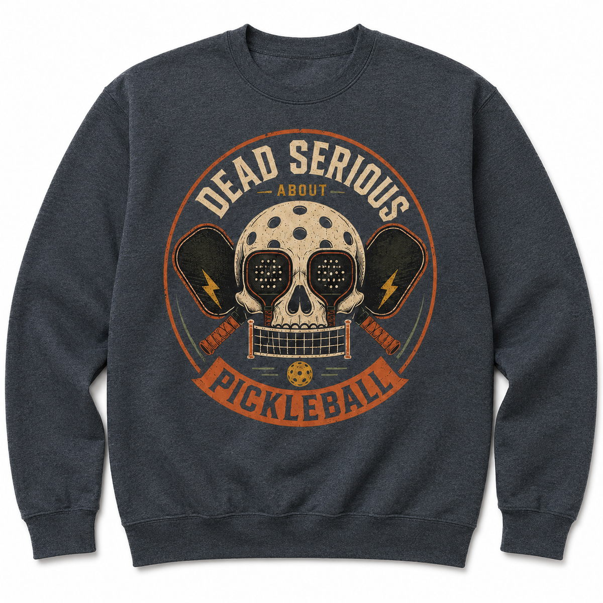 Dead Serious About Pickleball Skeleton Shirt