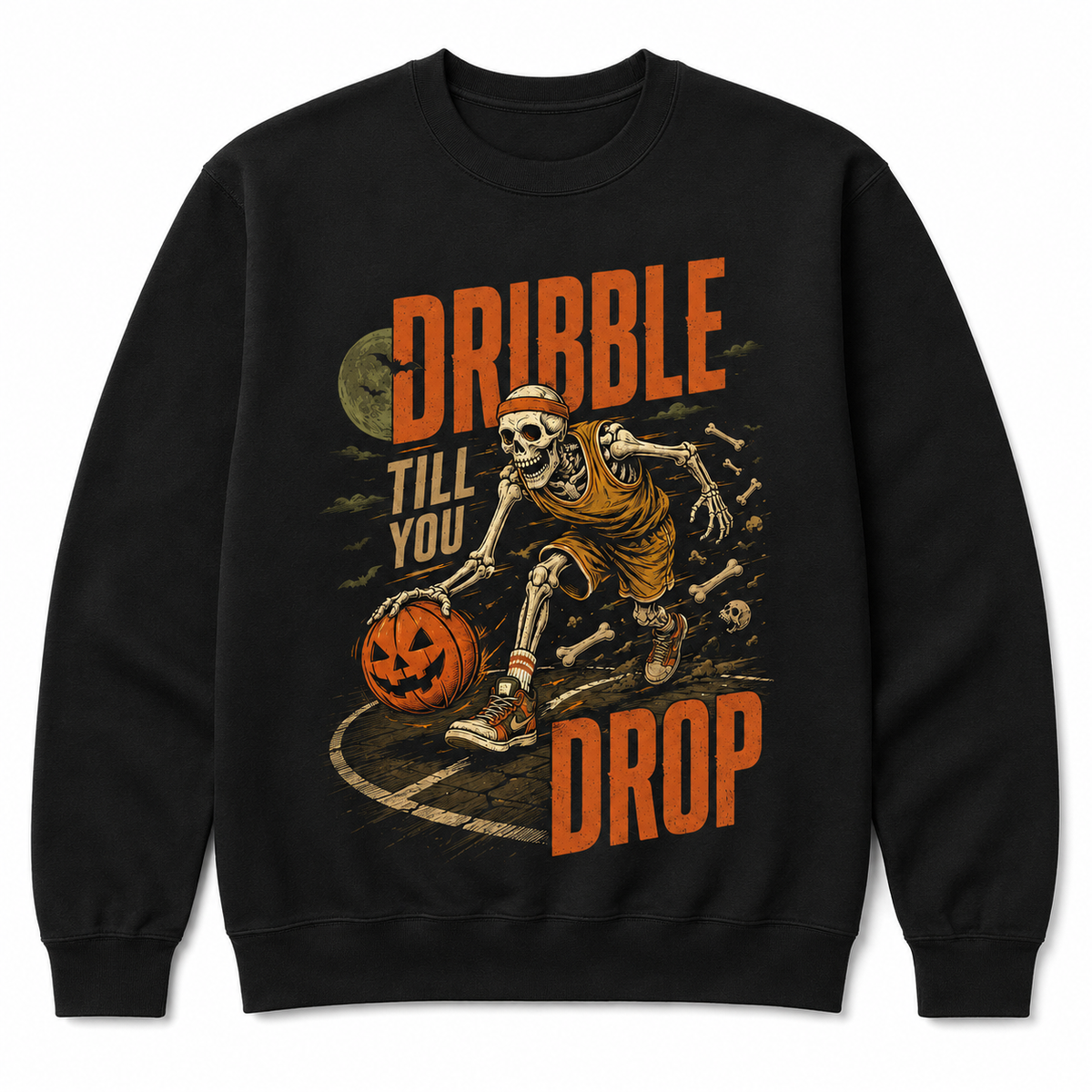 Dribble Till You Drop Basketball Halloween Shirt