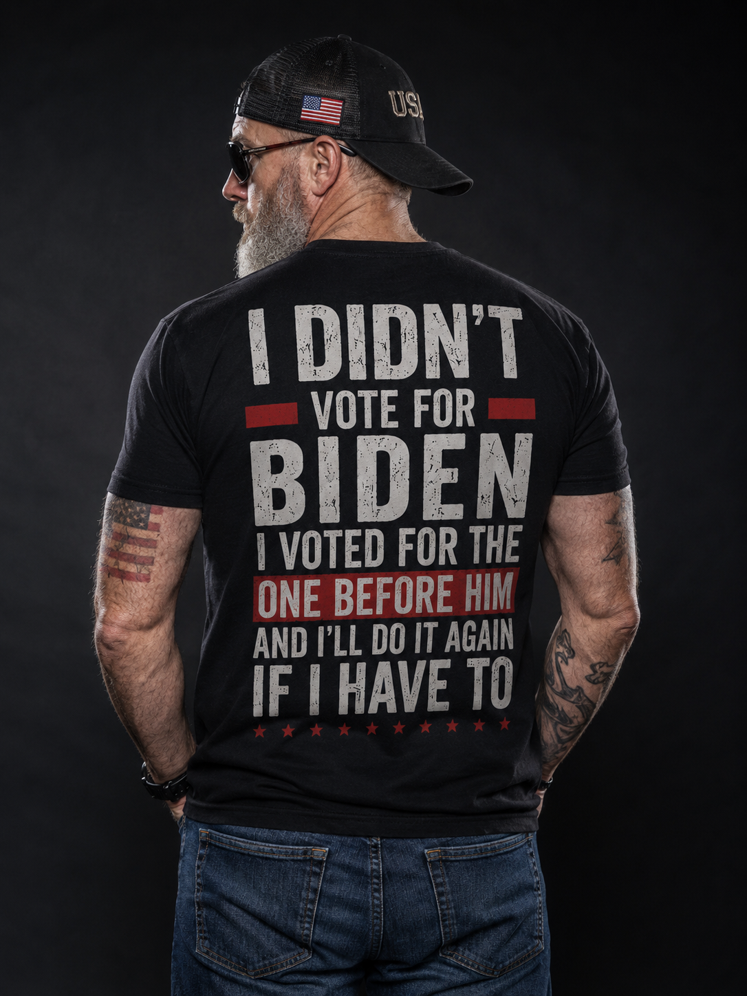 I Didn’t Vote for Biden Political T-Shirt