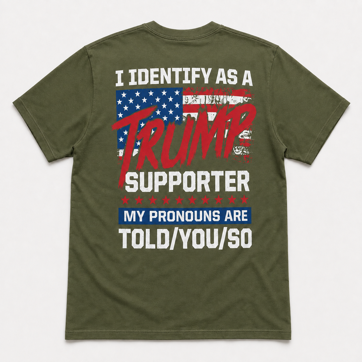 I Identify as a Trump Supporter Political T-Shirt